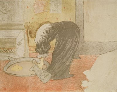 Elles: Woman at the Tub, 1896 by Henri de Toulouse Lautrec